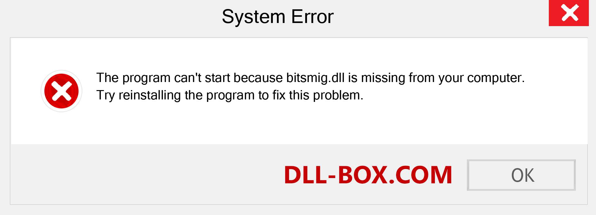  bitsmig.dll file is missing?. Download for Windows 7, 8, 10 - Fix  bitsmig dll Missing Error on Windows, photos, images